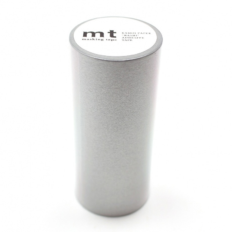 カモ井加工紙 マスキングテープ mt 1P 銀 MT10W206 1巻（ご注文単位1巻）【直送品】