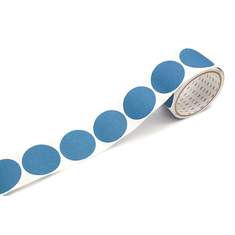 カモ井加工紙 丸シールロール 100枚 マットダークブルー MTSEAR05 1個(ご注文単位1個)【直送品】