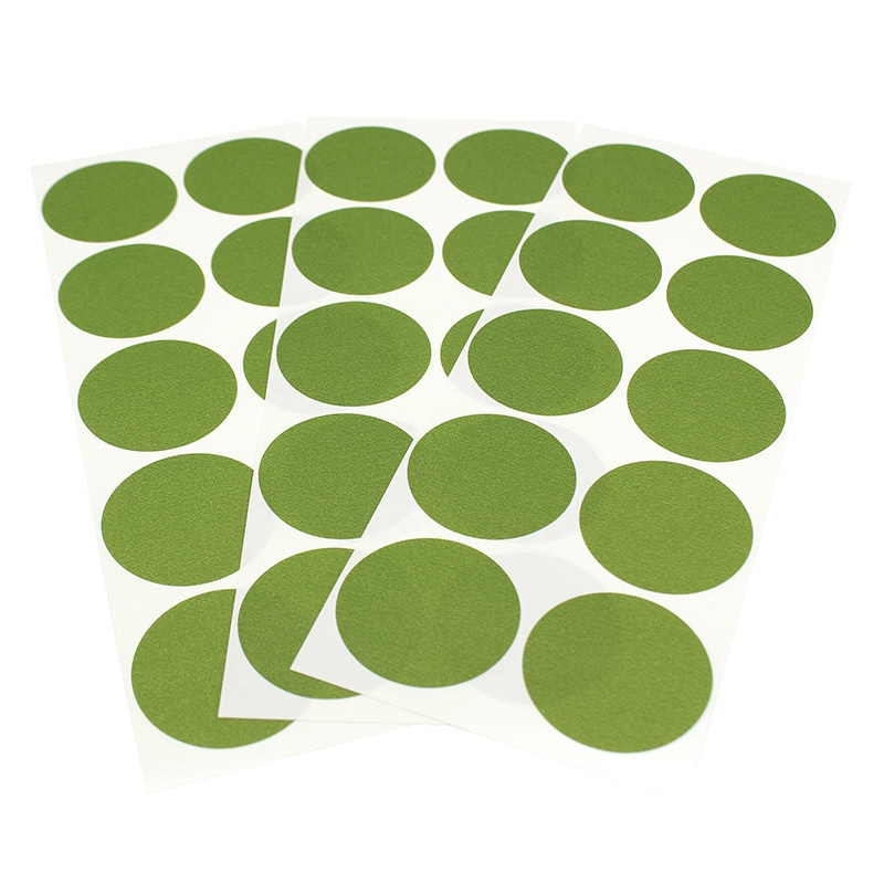 カモ井加工紙 丸シールシート 30枚 マットオリーブグリーン MTSEAS01 1個(ご注文単位1個)【直送品】