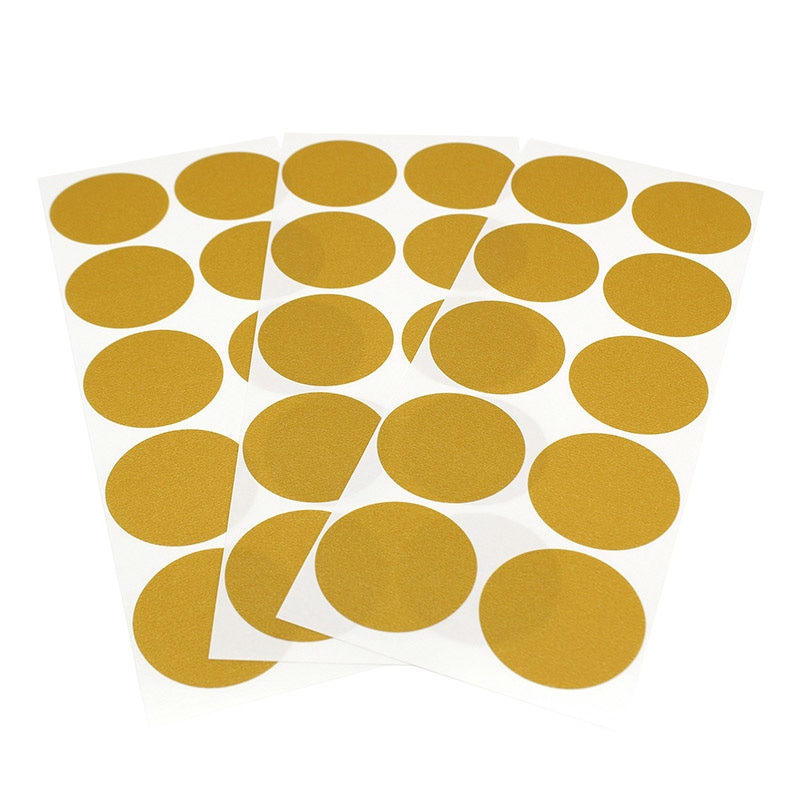 カモ井加工紙 丸シールシート 30枚 マットマスタード MTSEAS02 1個(ご注文単位1個)【直送品】