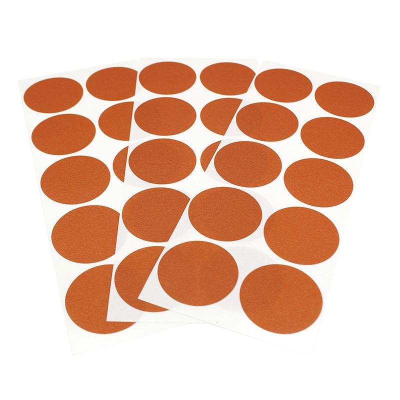 カモ井加工紙 丸シールシート 30枚 マットバーントオレンジ MTSEAS04 1個(ご注文単位1個)【直送品】