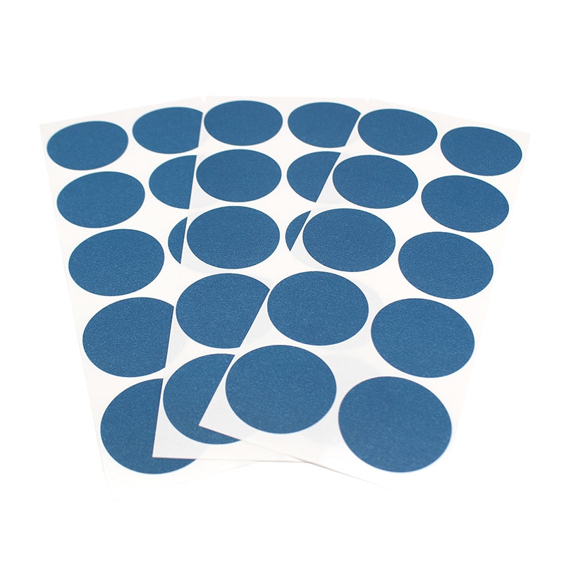 カモ井加工紙 丸シールシート 30枚 マットダークブルー MTSEAS05 1個(ご注文単位1個)【直送品】