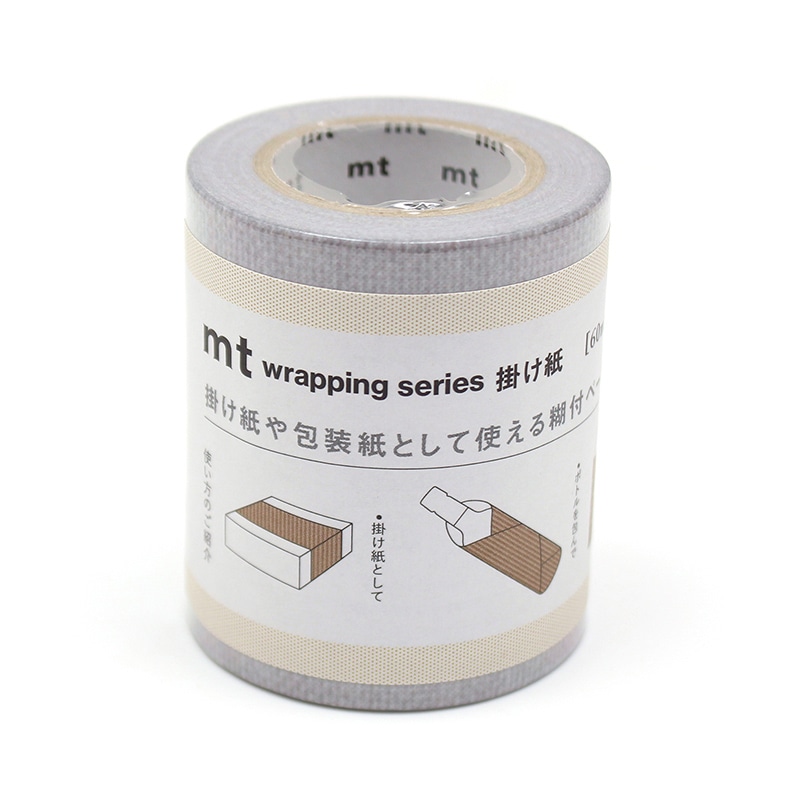 カモ井加工紙 掛け紙 60mm×10m キャンバス生地 MTKAKE07 1巻(ご注文単位1巻)【直送品】