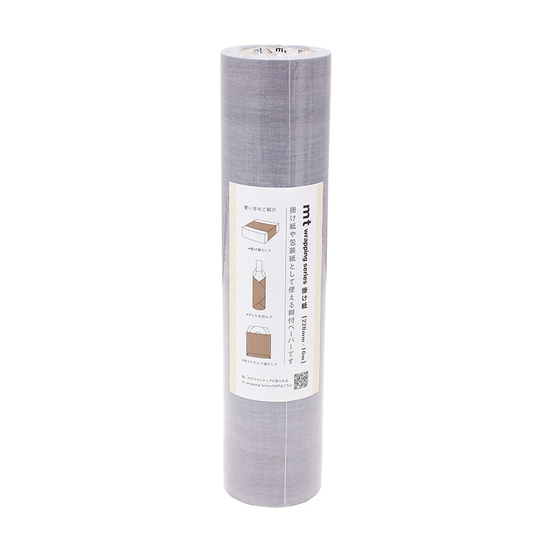 カモ井加工紙 掛け紙 220mm×10m リネン MTKAKE16 1巻(ご注文単位1巻)【直送品】