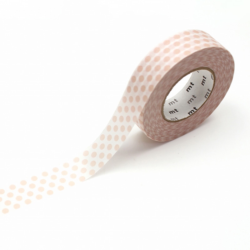 カモ井加工紙 mt カビ汚れ防止テープ 2巻入 ベージュドット MTHOU001 1個(ご注文単位1個)【直送品】