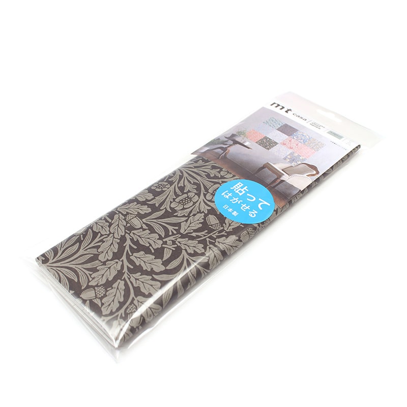 カモ井加工紙 mt casa リメイクシートスクエア モリス Pure Acron Charcoal MTCARSW19 1枚（ご注文単位1枚）【直送品】