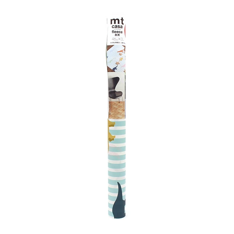 カモ井加工紙 マスキングテープ mt casa fleece キッズ柄 恐竜 MTCAFF005 1本(ご注文単位1本)【直送品】