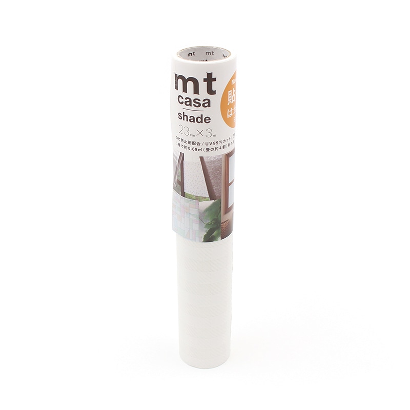 カモ井加工紙 マスキングテープ mt casa shade 白ギンガムチェック MTCS2302 1本(ご注文単位1本)【直送品】