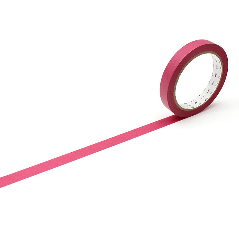 カモ井加工紙 マスキングテープ mt large core 和紙 臙脂 MT01L046 1巻(ご注文単位1巻)【直送品】