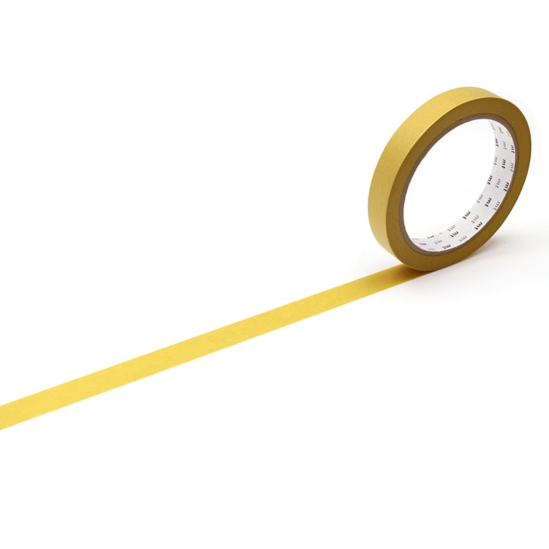 カモ井加工紙 マスキングテープ mt large core 和紙 マットマスタード MT01L051 1巻(ご注文単位1巻)【直送品】