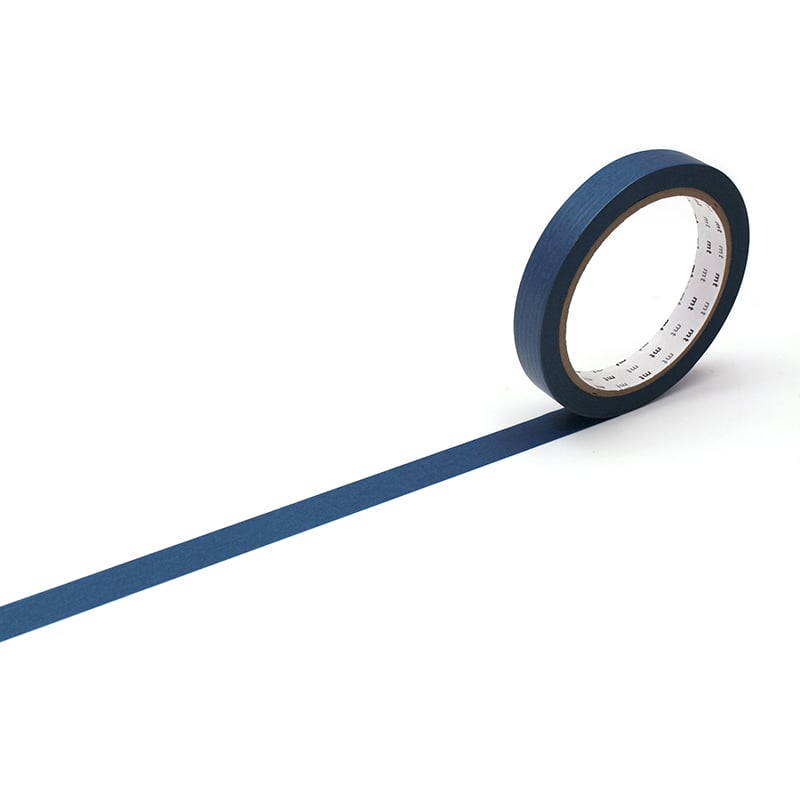カモ井加工紙 マスキングテープ mt large core 10巻 和紙 マットダックブルー MT10L054 1パック(ご注文単位1パック)【直送品】