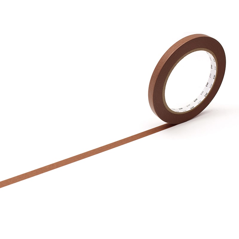 カモ井加工紙 バッグシーラーテープ mt sealer 和紙 チョコレート MTSEA056 1巻(ご注文単位1巻)【直送品】