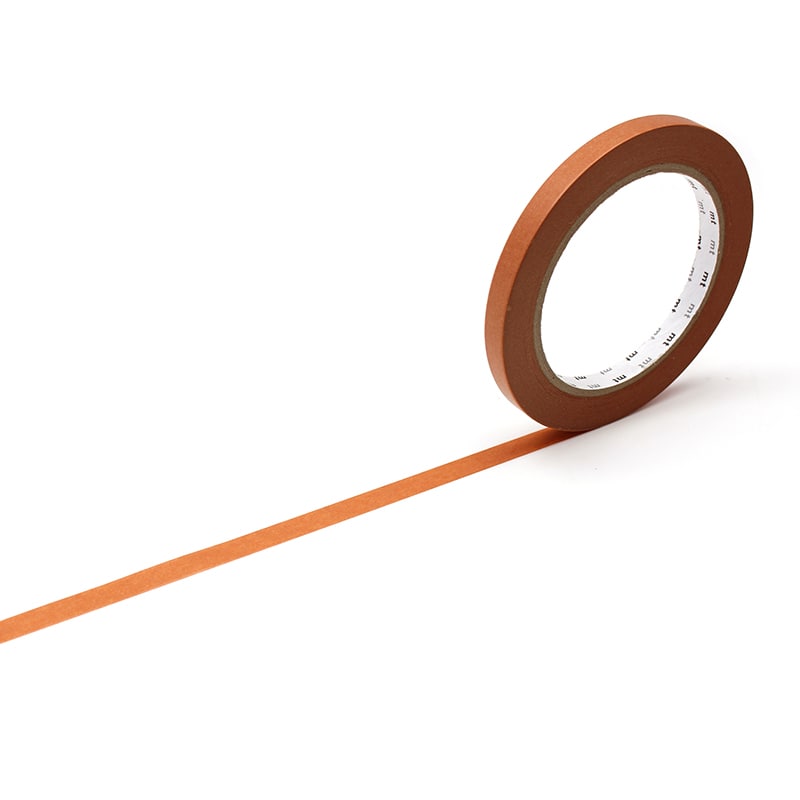 カモ井加工紙 バッグシーラーテープ mt sealer 和紙 マットバーントオレンジ MTSEA064 1巻(ご注文単位1巻)【直送品】