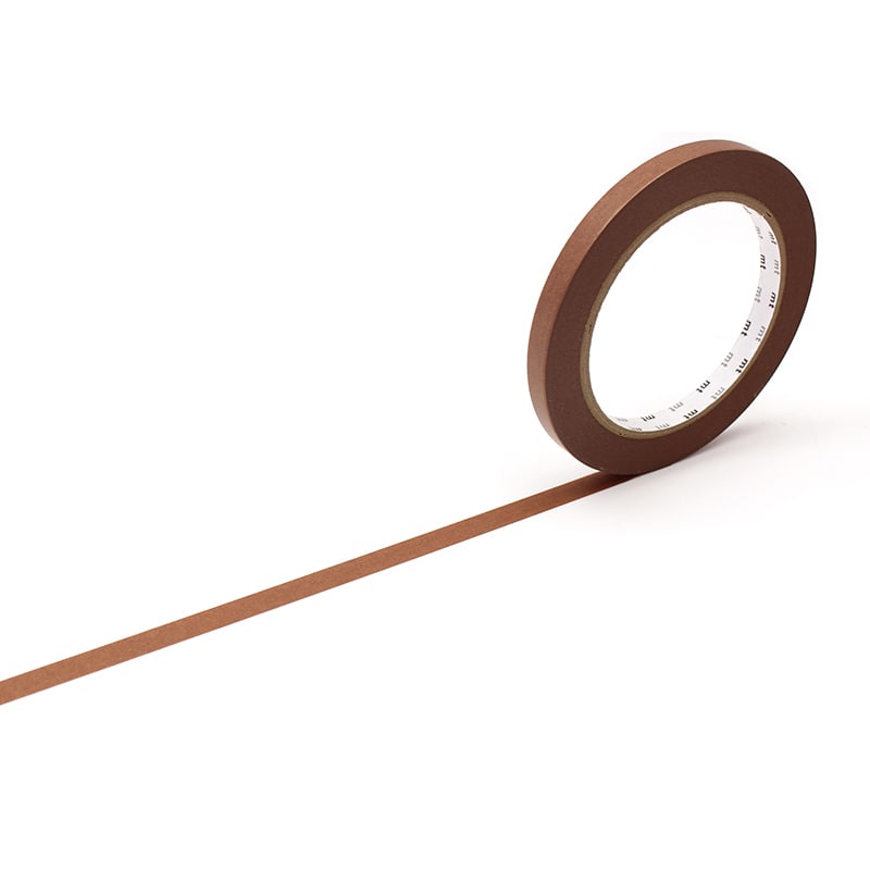 カモ井加工紙 バッグシーラーテープ mt sealer 10巻 和紙 チョコレート MT10SE056 1パック(ご注文単位1パック)【直送品】