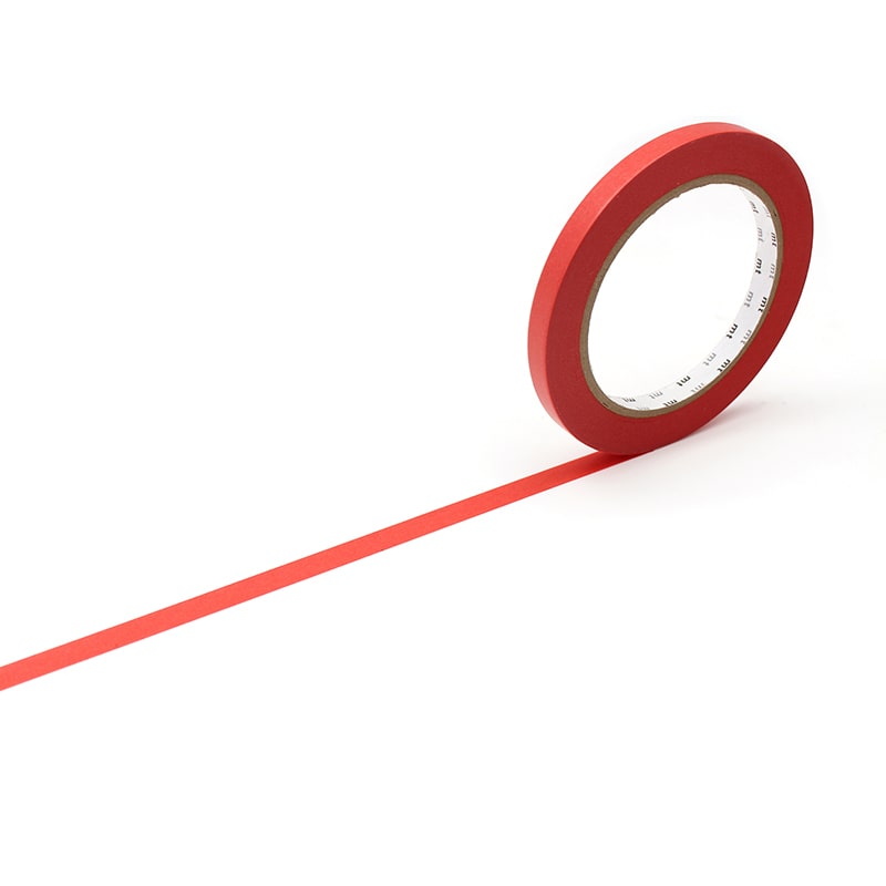 カモ井加工紙 バッグシーラーテープ mt sealer 10巻 和紙 朱赤 MT10SE060 1パック(ご注文単位1パック)【直送品】