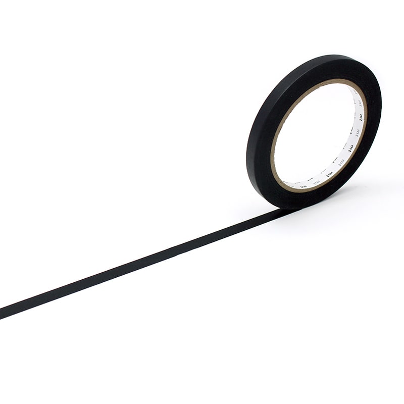 カモ井加工紙 バッグシーラーテープ mt sealer 10巻 和紙 マットブラック MT10SE066 1パック(ご注文単位1パック)【直送品】