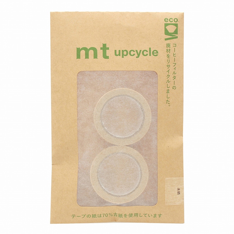 カモ井加工紙 mt upcycle tape 2巻パック 未晒 MT02UP01 1巻（ご注文単位1巻）【直送品】