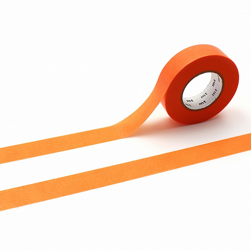 カモ井加工紙 マスキングテープ mt ガンシン 橙色 MTGANS03 1巻(ご注文単位1巻)【直送品】