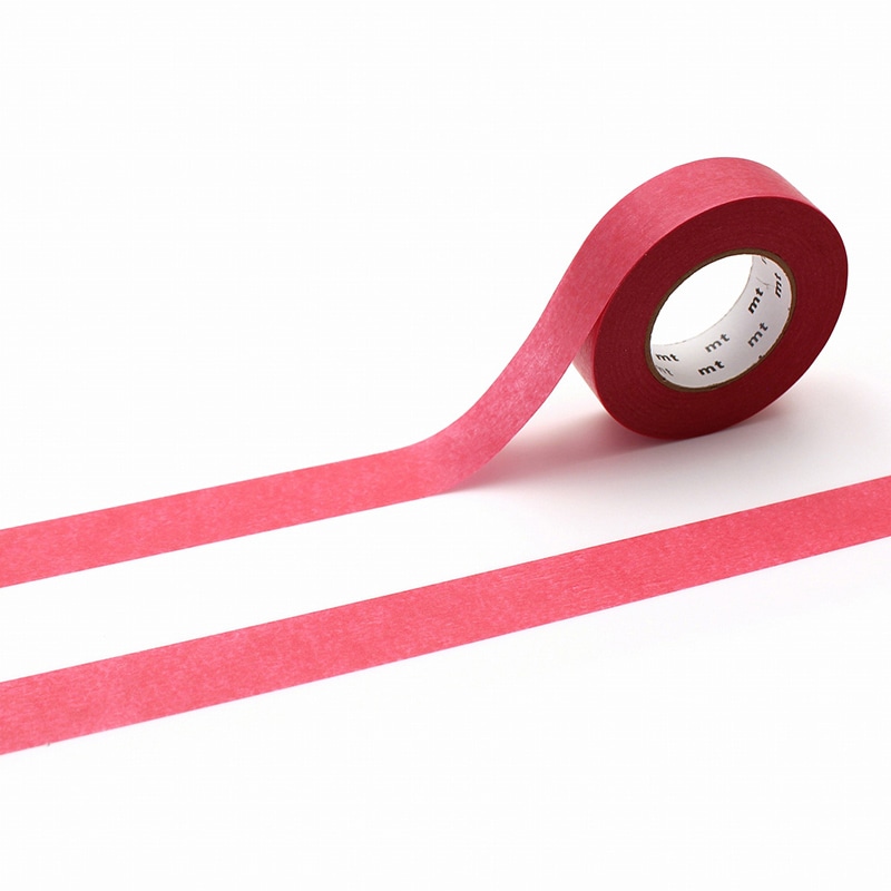 カモ井加工紙 マスキングテープ mt ガンシン 赤色 MTGANS05 1巻(ご注文単位1巻)【直送品】