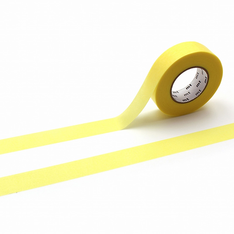 カモ井加工紙 マスキングテープ mt ガンシン 黄色 MTGANS06 1巻(ご注文単位1巻)【直送品】