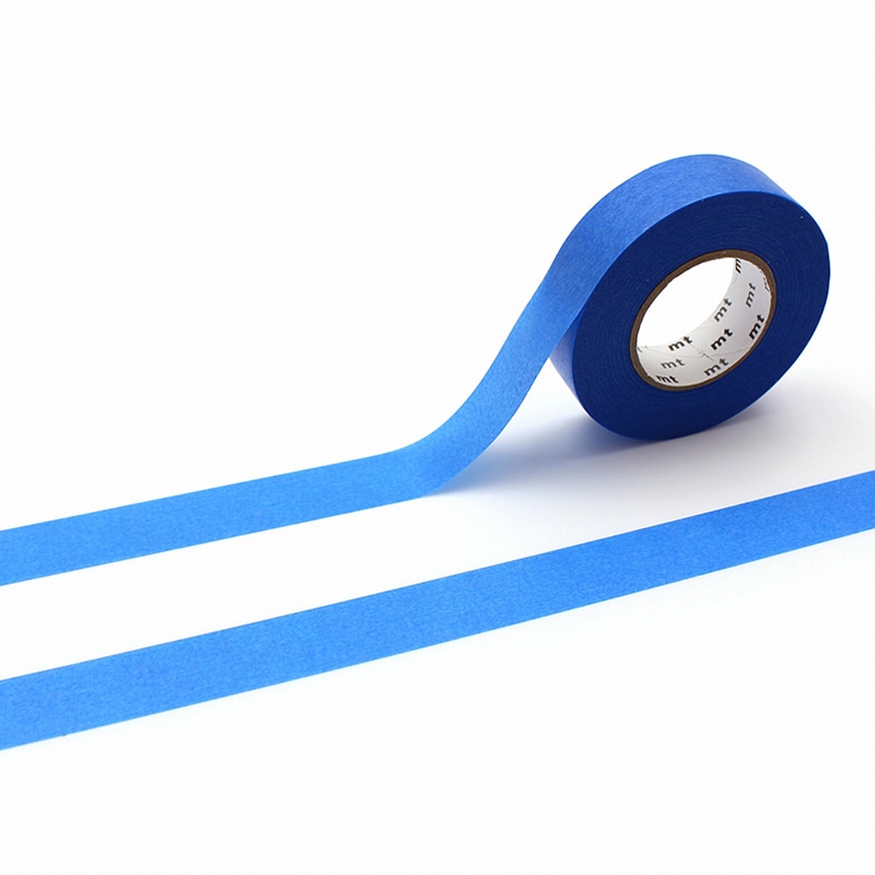 カモ井加工紙 マスキングテープ mt ガンシン 青色 MTGANS07 1巻(ご注文単位1巻)【直送品】