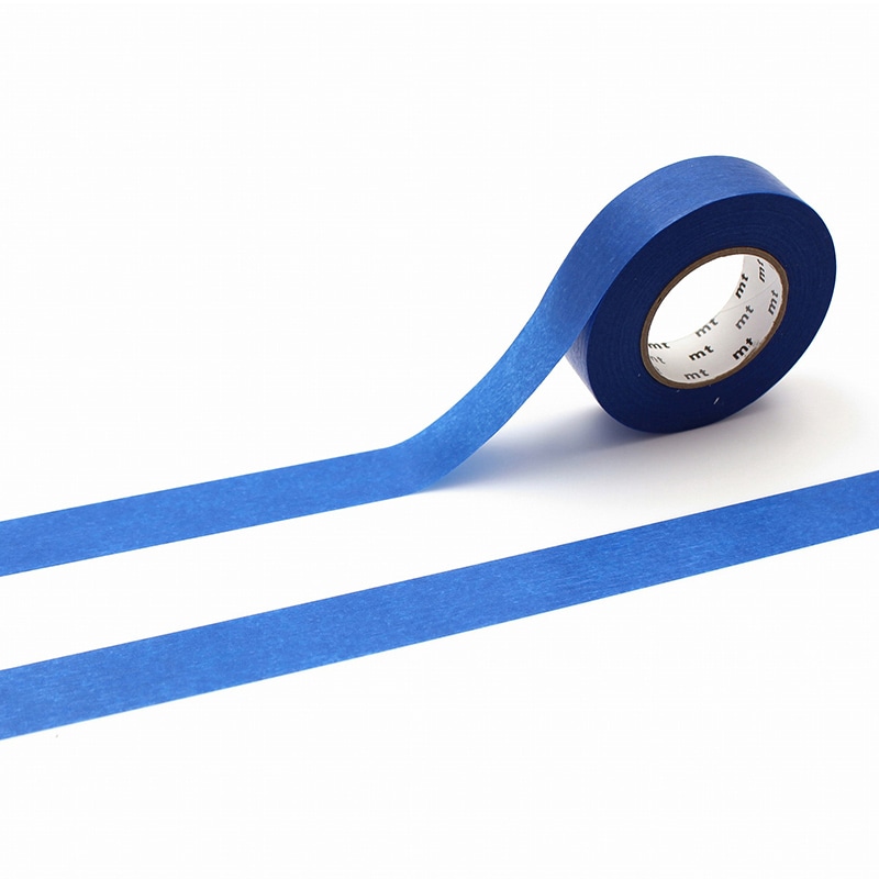 カモ井加工紙 マスキングテープ mt ガンシン 藍色 MTGANS09 1巻(ご注文単位1巻)【直送品】