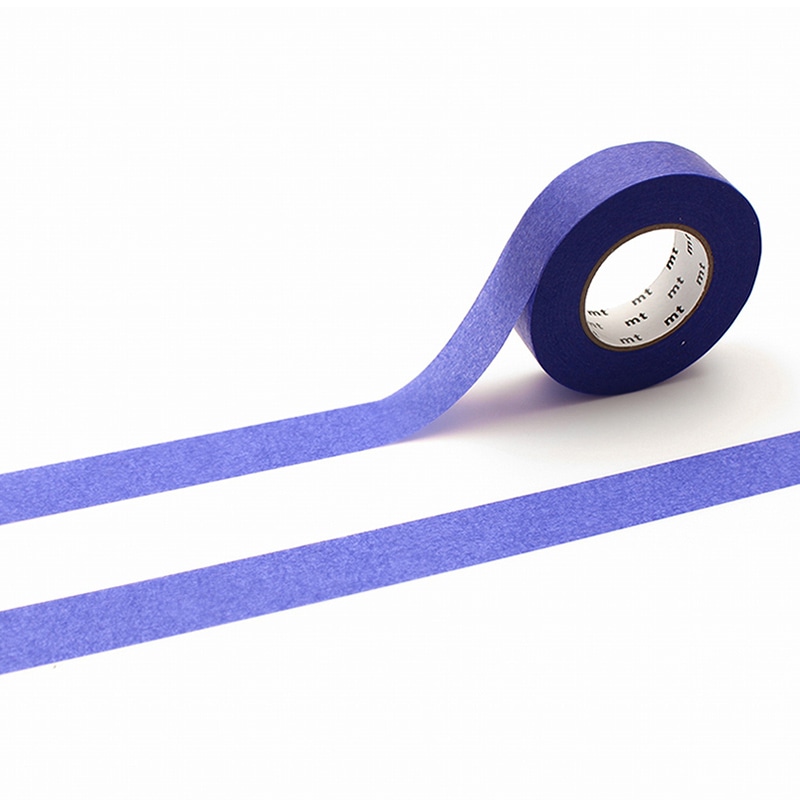 カモ井加工紙 マスキングテープ mt ガンシン 桔梗色 MTGANS10 1巻(ご注文単位1巻)【直送品】