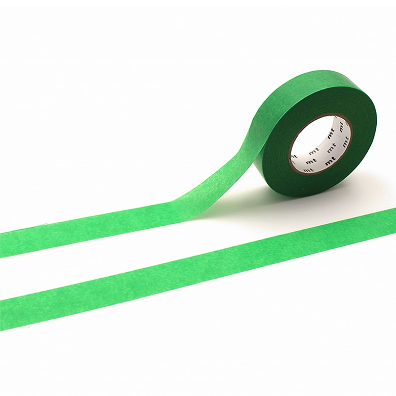 カモ井加工紙 マスキングテープ mt ガンシン 緑色 MTGANS13 1巻(ご注文単位1巻)【直送品】