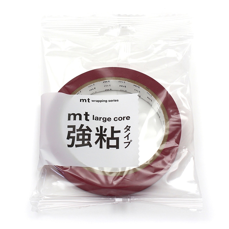 カモ井加工紙 マスキングテープ　mt　large　core 和紙　臙脂　強粘着 MT01L058 1巻（ご注文単位1巻）【直送品】