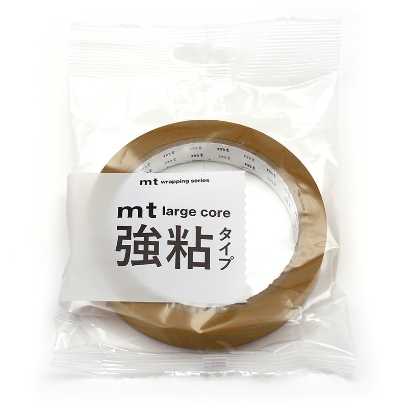 カモ井加工紙 マスキングテープ　mt　large　core 和紙　マスタード　強粘着 MT01L063 1巻（ご注文単位1巻）【直送品】