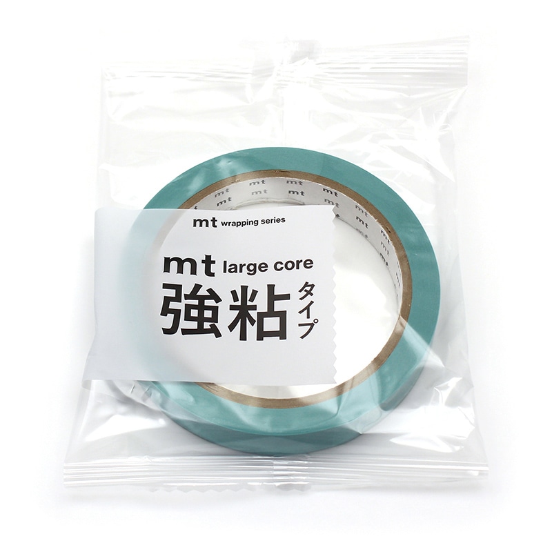 カモ井加工紙 マスキングテープ　mt　large　core 和紙　スモーキーミント　強粘着 MT01L064 1巻（ご注文単位1巻）【直送品】