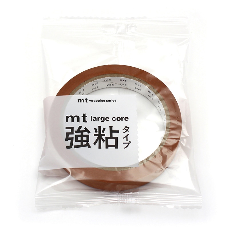 カモ井加工紙 マスキングテープ　mt　large　core 和紙　バーントオレンジ　強粘着 MT01L065 1巻（ご注文単位1巻）【直送品】