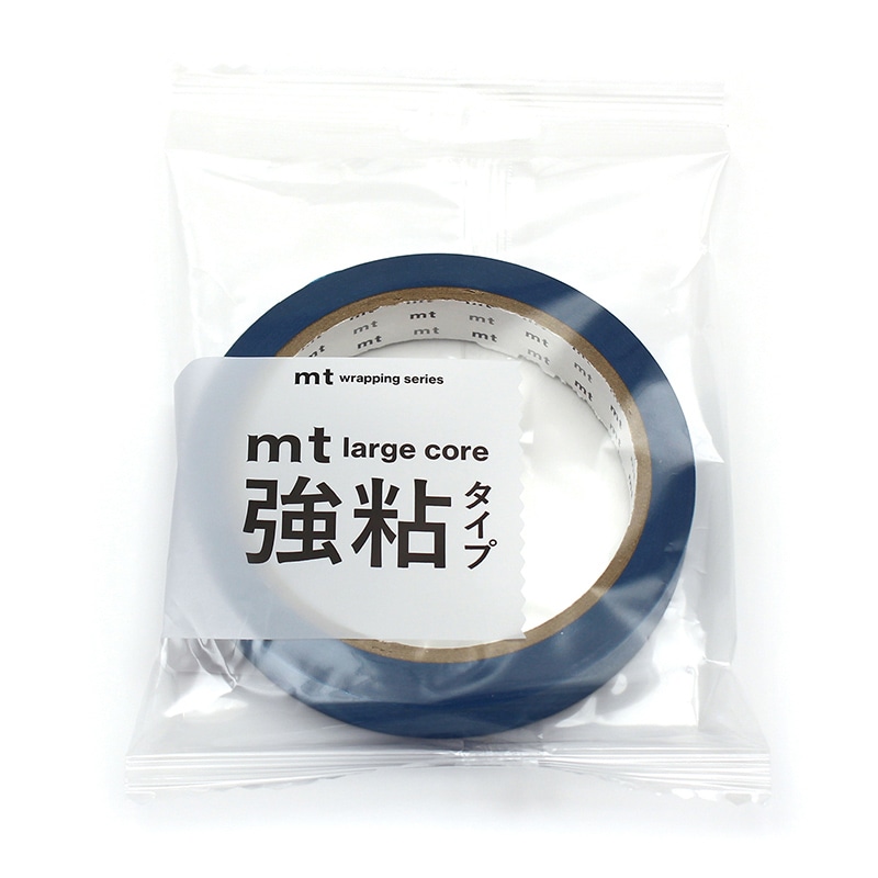 カモ井加工紙 マスキングテープ　mt　large　core 和紙　ダックブルー　強粘着 MT01L066 1巻（ご注文単位1巻）【直送品】