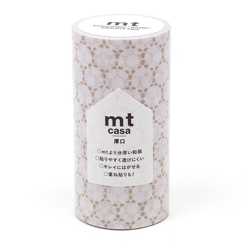カモ井加工紙 マスキングテープ mt casa 厚口 レース・コットン MTCAS016 1本（ご注文単位1本）【直送品】