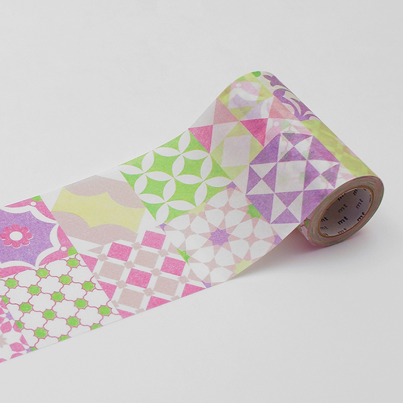 カモ井加工紙 マスキングテープ mt casa 厚口 タイル・パターン MTCAS020 1本(ご注文単位1本)【直送品】