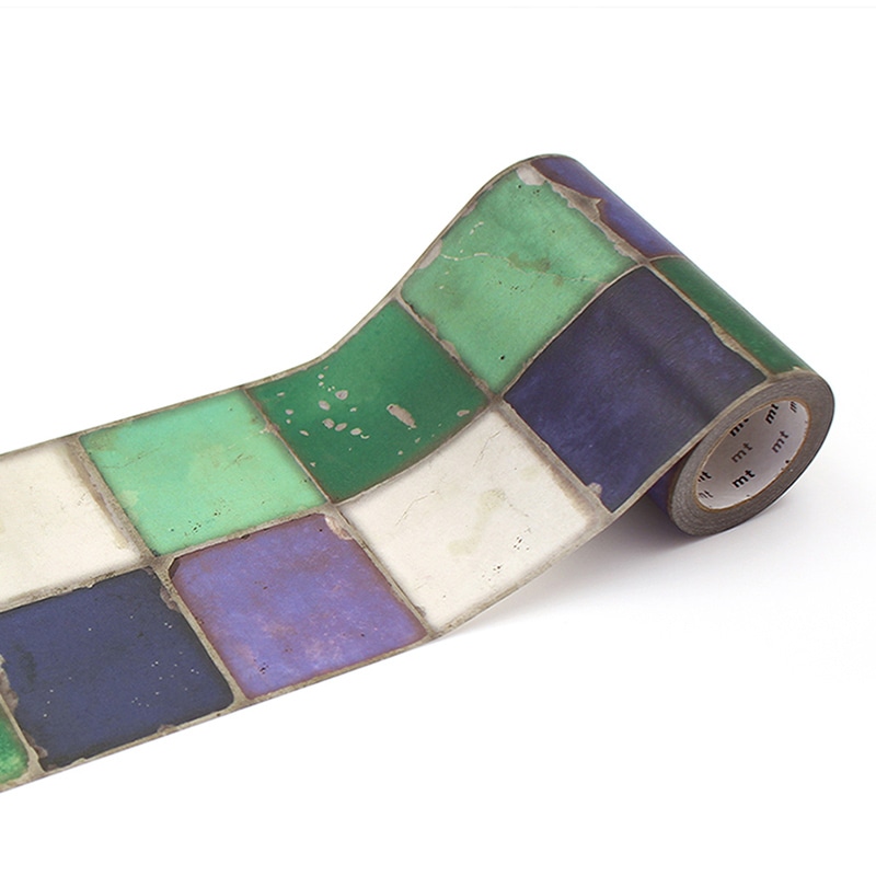 カモ井加工紙 マスキングテープ mt casa 厚口 タイル・ヴィンテージ MTCAS021 1本(ご注文単位1本)【直送品】