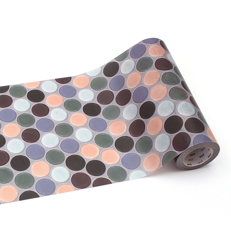 カモ井加工紙 マスキングテープ mt casa 厚口 丸タイル MTCAS029 1本(ご注文単位1本)【直送品】