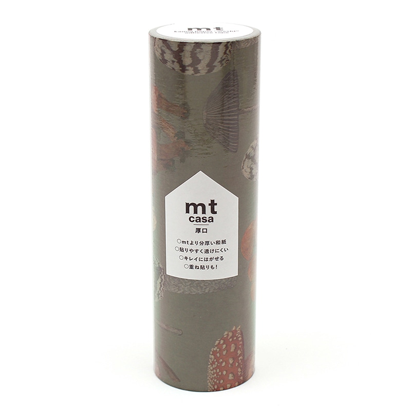 カモ井加工紙 マスキングテープ mt casa 厚口 きのこ MTCAS036 1本（ご注文単位1本）【直送品】