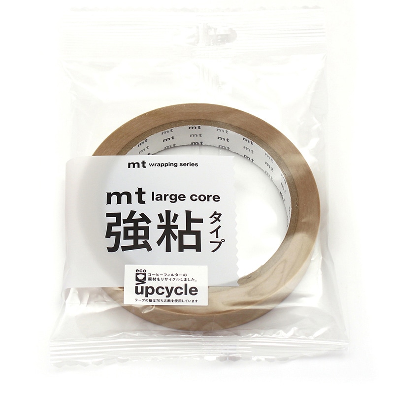 カモ井加工紙 マスキングテープ　mt　large　core upcycle　tape　未晒　強粘着 MT01L069 1巻（ご注文単位1巻）【直送品】