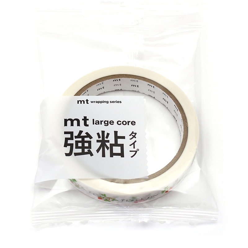 カモ井加工紙 マスキングテープ　mt　large　core いちご　強粘着 MT01L071 1巻（ご注文単位1巻）【直送品】