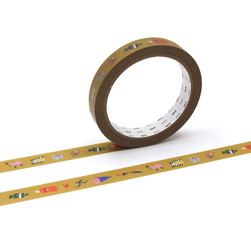 カモ井加工紙 マスキングテープ mt large core ギフト 強粘着 MT10L081 10巻/パック(ご注文単位1パック)【直送品】