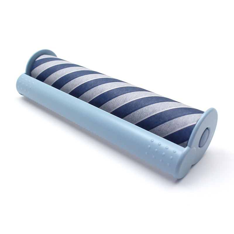 カモ井加工紙 マスキングテープ mt まもラップカッター 箱入 スカイブルー×ストライプ・ネイビー MTMWRP01 1本(ご注文単位1本)【直送品】