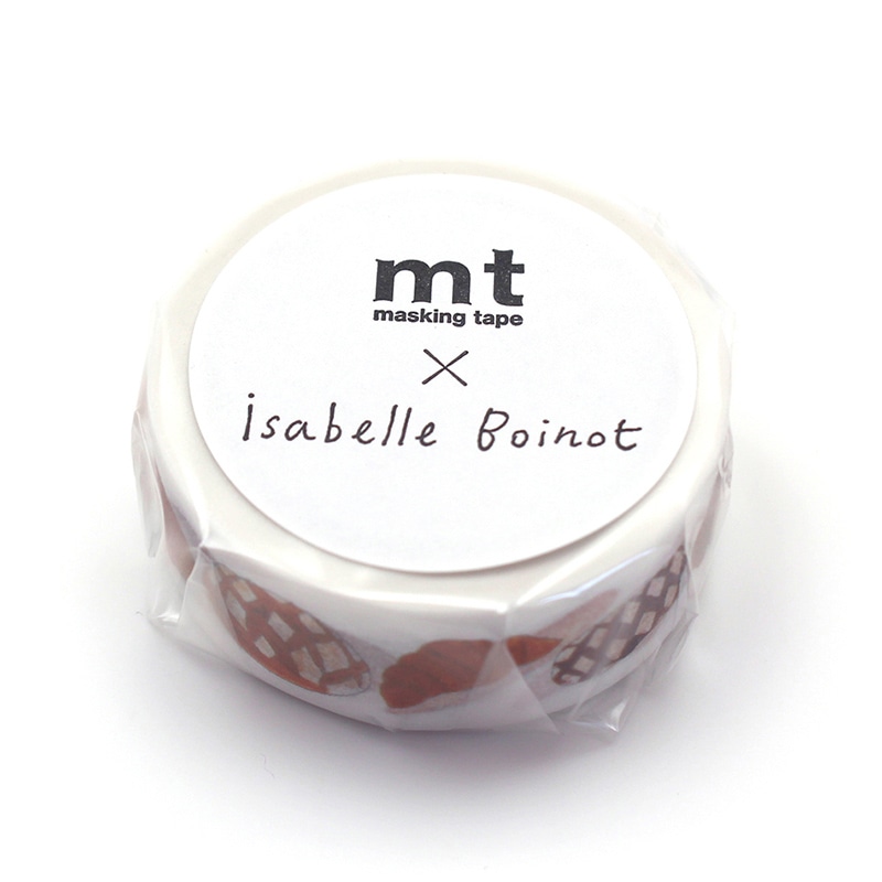 カモ井加工紙 マスキングテープ mt イザベル・ボワノ フランスのパン MTISAB02 1巻（ご注文単位1巻）【直送品】
