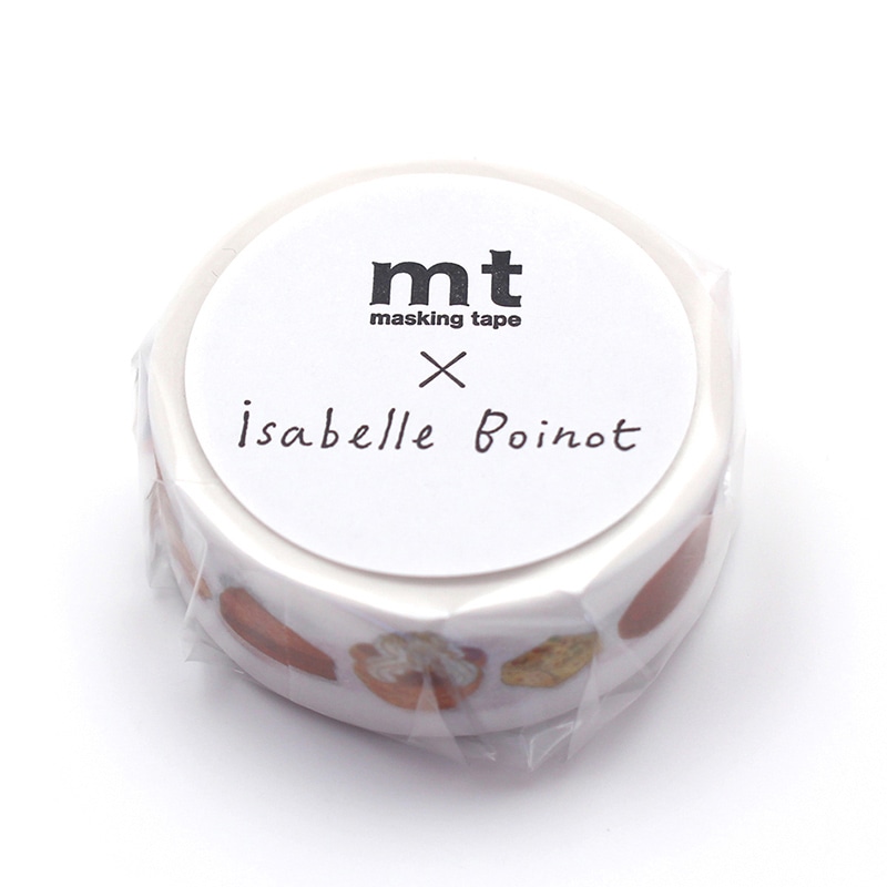 カモ井加工紙 マスキングテープ mt イザベル・ボワノ フランスのおかし MTISAB04 1巻（ご注文単位1巻）【直送品】