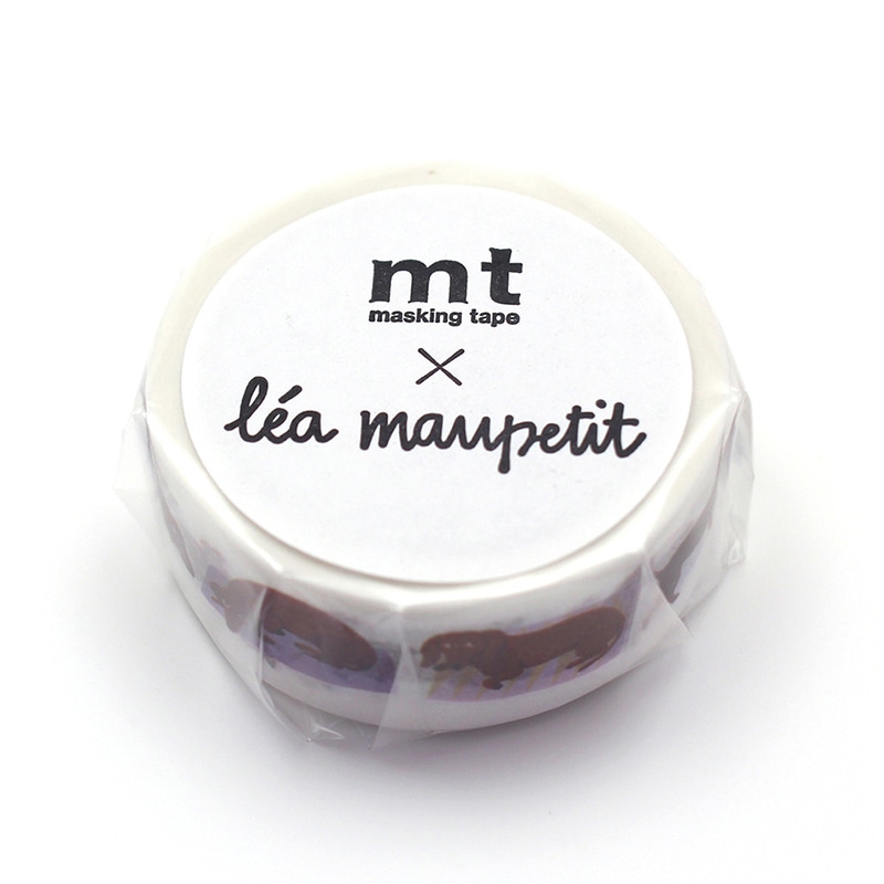カモ井加工紙 マスキングテープ mt レア・モプチ Sausage dog MTLEAM03 1巻（ご注文単位1巻）【直送品】