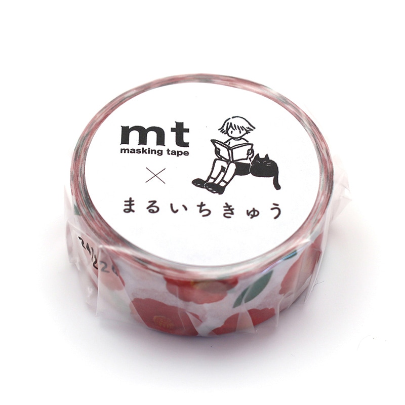 カモ井加工紙 マスキングテープ mt まるいちきゅう 椿 MTMARU11 1巻（ご注文単位1巻）【直送品】