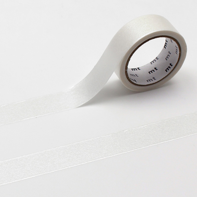 カモ井加工紙 マスキングテープ mt basic シルキーホワイト MT01P583 1個(ご注文単位1個)【直送品】