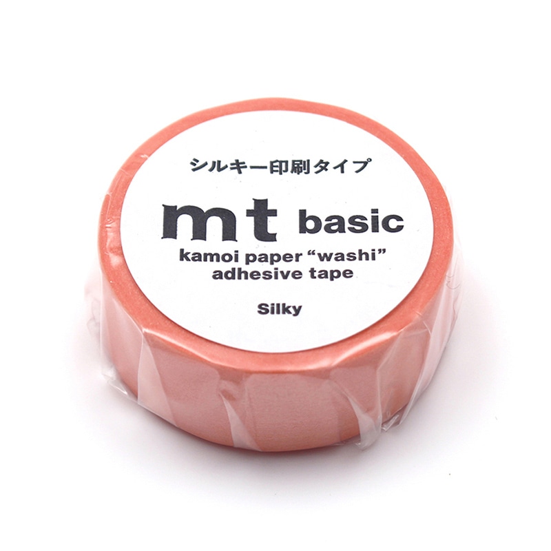 カモ井加工紙 マスキングテープ mt basic シルキーオレンジ MT01P585 1個（ご注文単位1個）【直送品】
