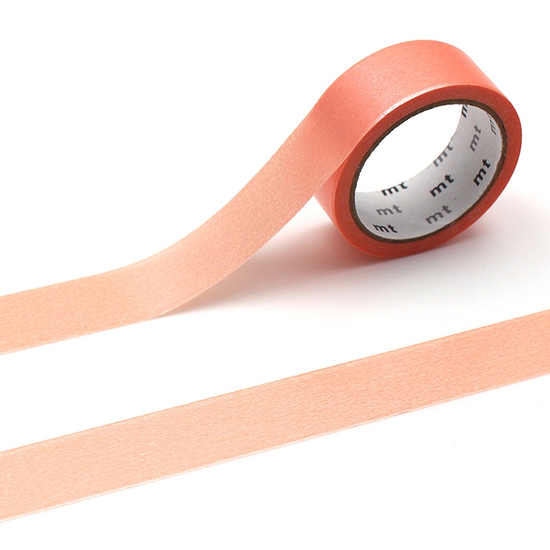 カモ井加工紙 マスキングテープ mt basic シルキーオレンジ MT01P585 1個(ご注文単位1個)【直送品】