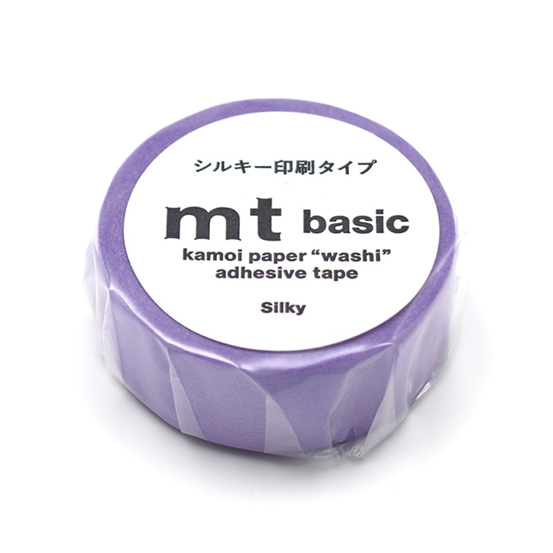 カモ井加工紙 マスキングテープ mt basic シルキーパープル MT01P586 1個（ご注文単位1個）【直送品】